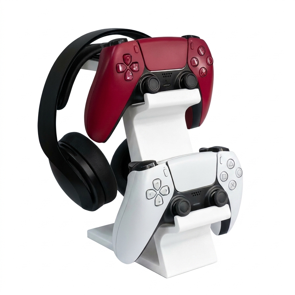 Esports Gaming Controller - 3D-Gedruckter Spielcontroller-Kopfhörerständer Universeller Standfuß für PS4/PS5/XBOX