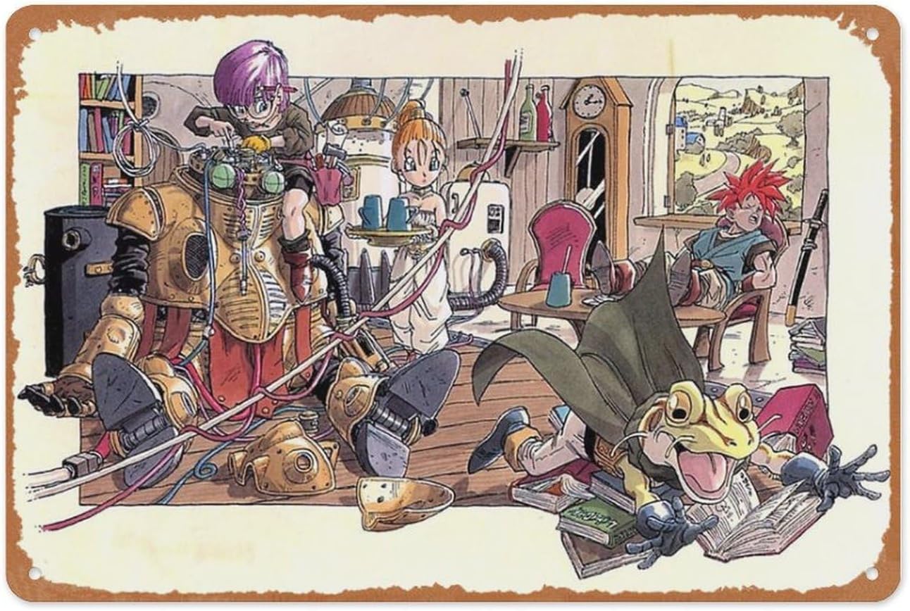 Video Gaming & Esports Usd Acc - Retro Game Metallschild – Chrono Trigger