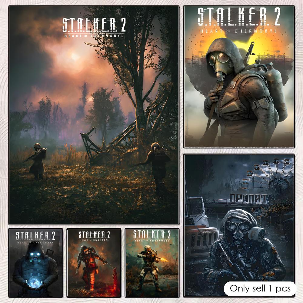 Esports Gaming Lounge - S-S.T.A.L.K.E.R-R 2 H-H-HeartS Poster-Wanddekoration, knitterfrei, für