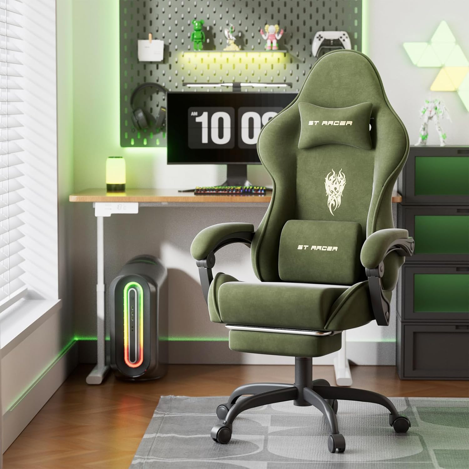 Gaming-Stuhl aus Samtstoff, er – Video Gaming & Esports Usd Acc Bewertung und Preis