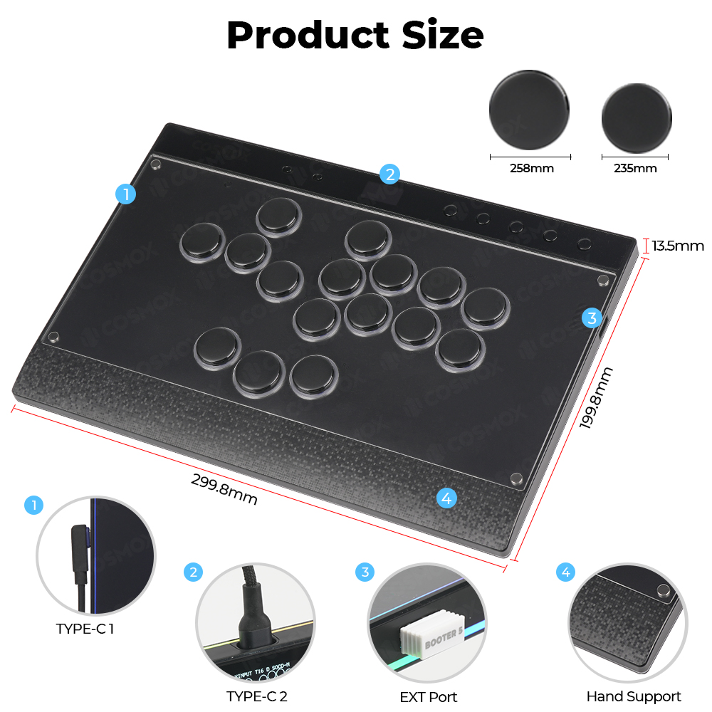 Haute42-COSMOX C16 Hebelloser  – Esports Gaming Controller Bewertung und Preis