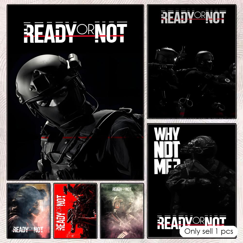 R-Ready or N-NotS Poster HD Wa – Esports Gaming Lounge Bewertung und Preis