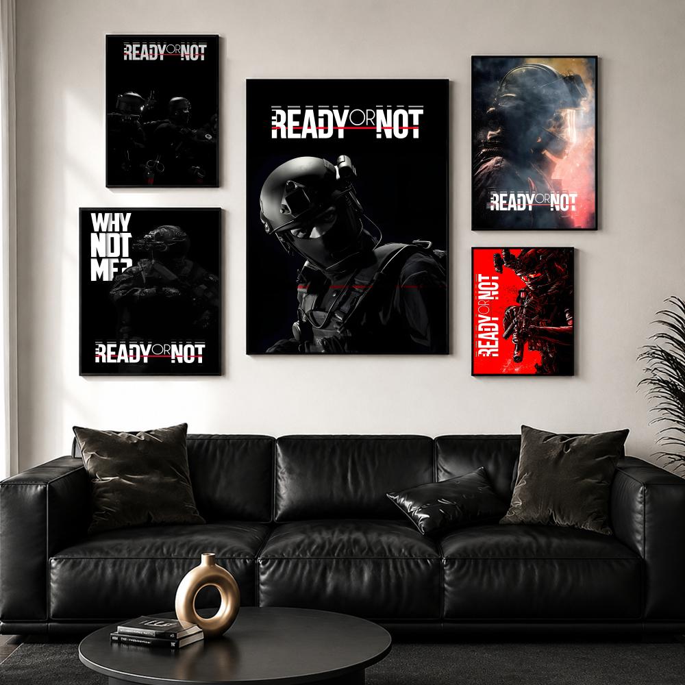 R-Ready or N-NotS Poster HD Wa – Esports Gaming Lounge Bewertung und Preis