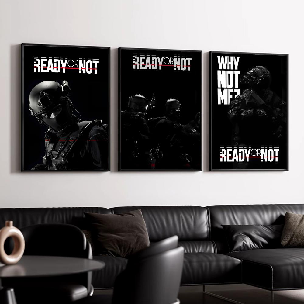 R-Ready or N-NotS Poster HD Wa – Esports Gaming Lounge Bewertung und Preis