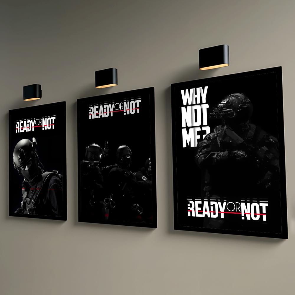 R-Ready or N-NotS Poster HD Wa – Esports Gaming Lounge Bewertung und Preis