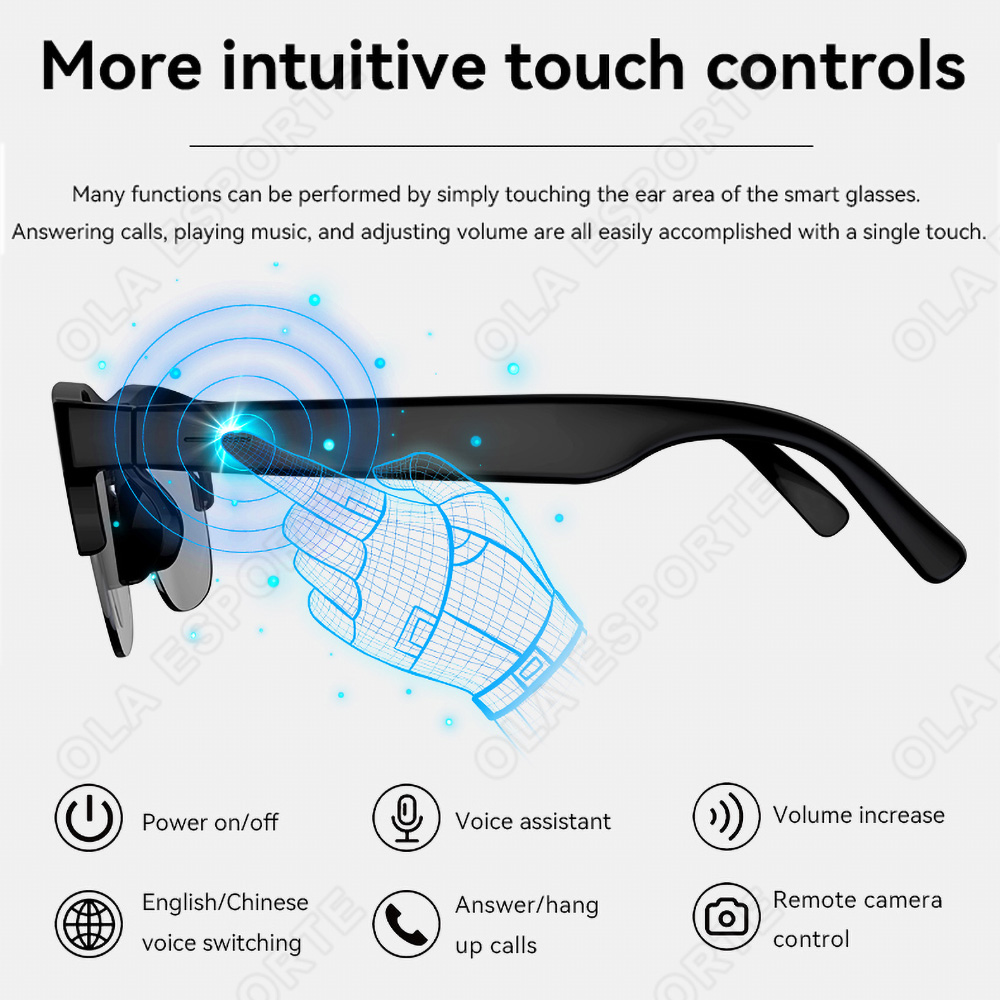 NEUE Smart-Brille V5.3 Bluetoo – Video Gaming & Esports Usd Acc Bewertung und Preis