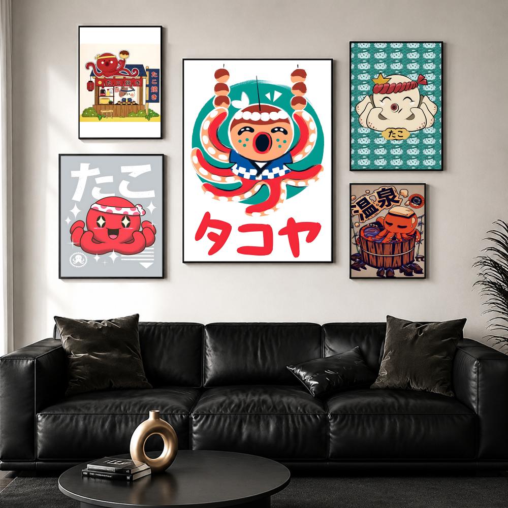 Niedliches Takoyaki-Poster, Wa – Esports Gaming Lounge Bewertung und Preis