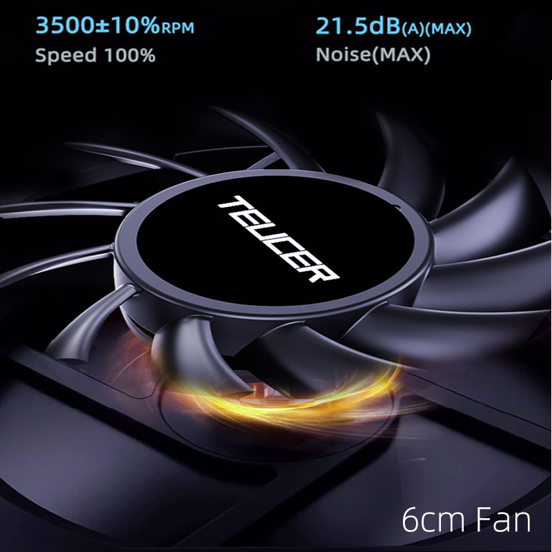 TEUCER UT-6010 6 cm ultradünne – Esports Gaming Fan Bewertung und Preis