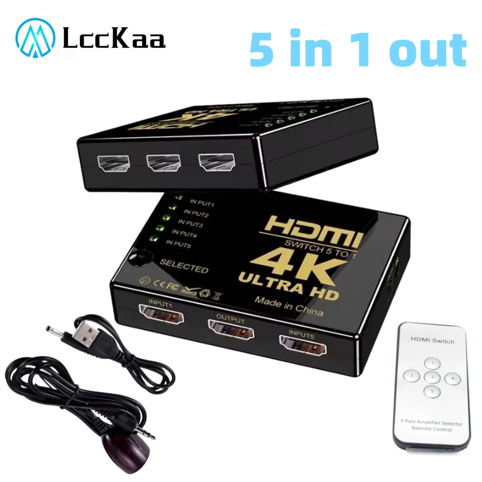 5x1 HDMI-Schalter HD 4K Video- – Esports Gaming Controller Bewertung und Preis