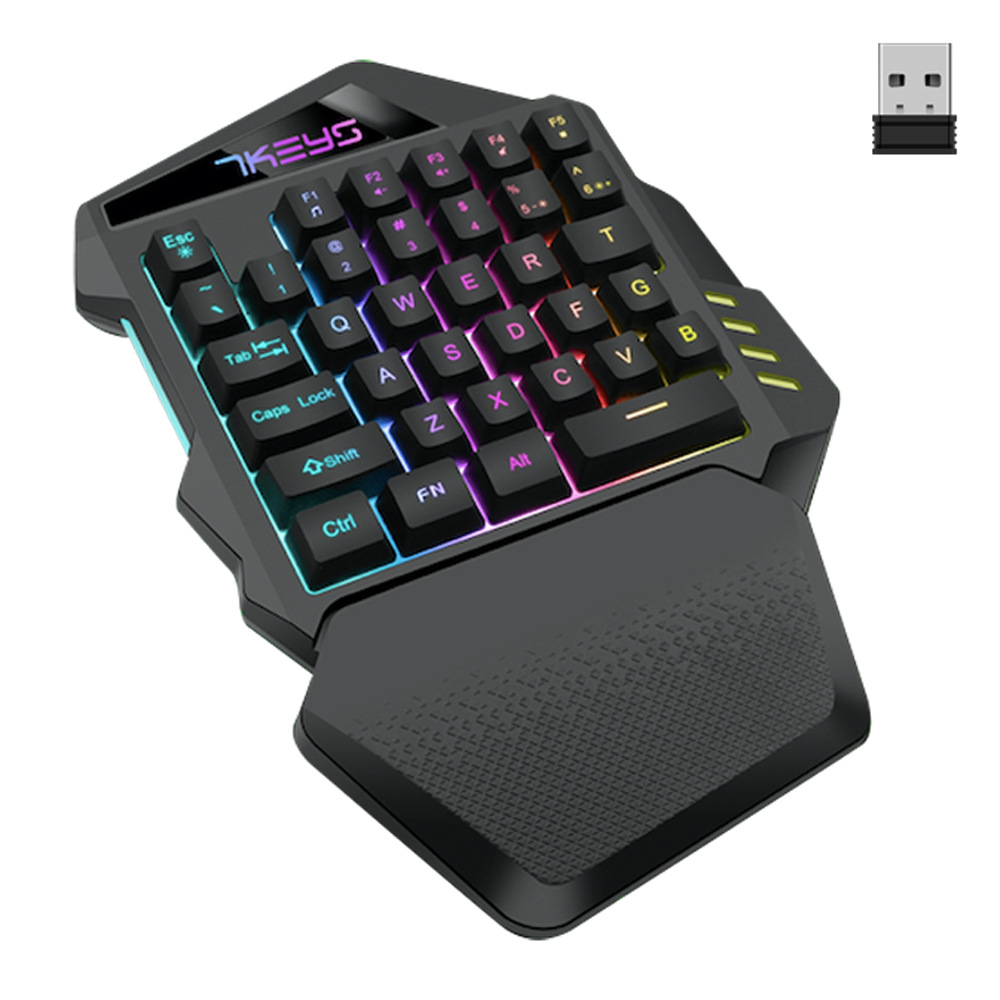 Einhand-Gaming-Tastatur, 2,4 G – Esports Gaming Uk Bewertung und Preis
