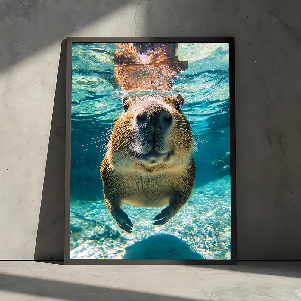 Healing Capybara Poster, Kunst – Esports Gaming Lounge Bewertung und Preis