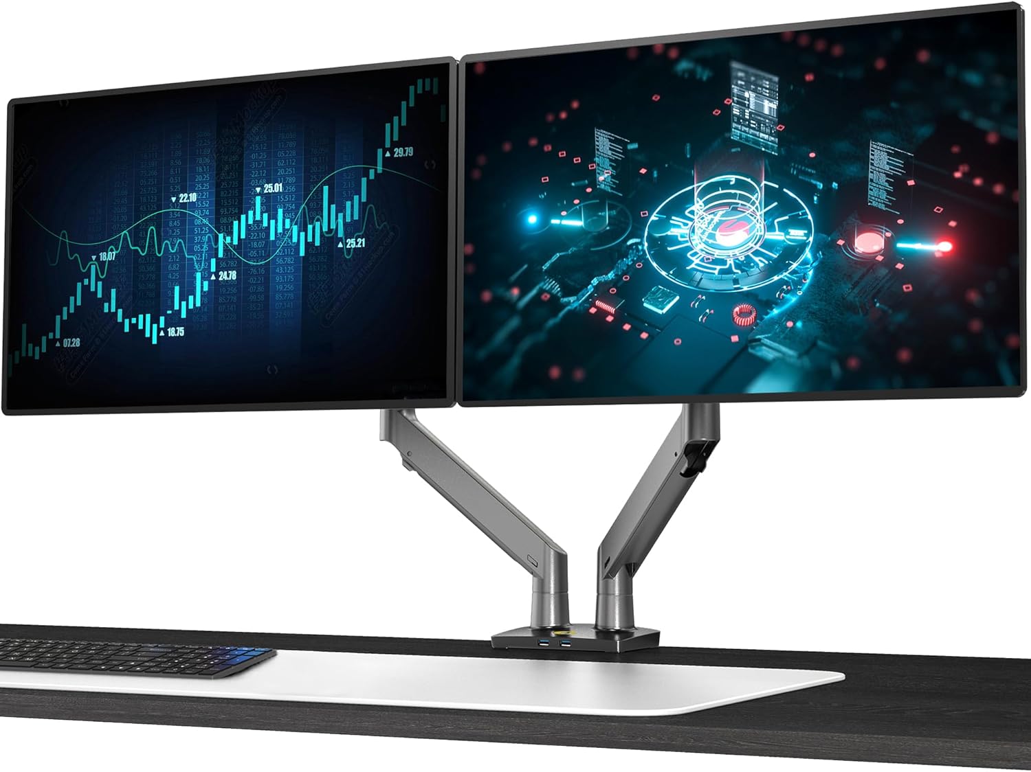 NB North Bayou Dual-Monitor-Ti – Dual Monitor Stand Bewertung und Preis