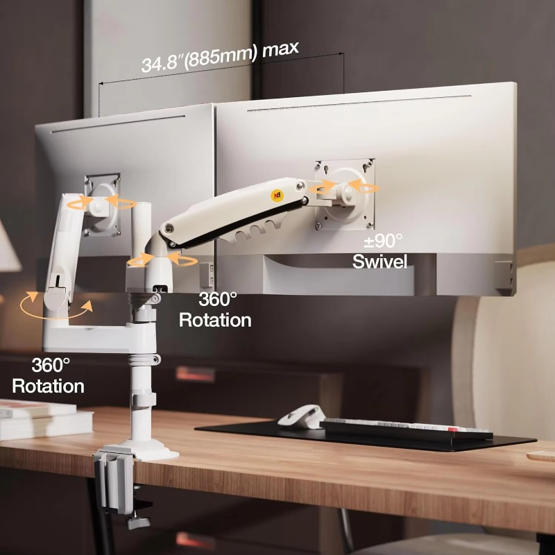 Dual-Monitor-Schreibtischhalte – Dual Monitor Stand Bewertung und Preis