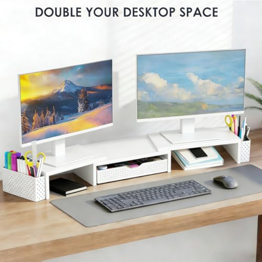 Metall-Schreibtischorganizer u – Dual Monitor Stand Bewertung und Preis