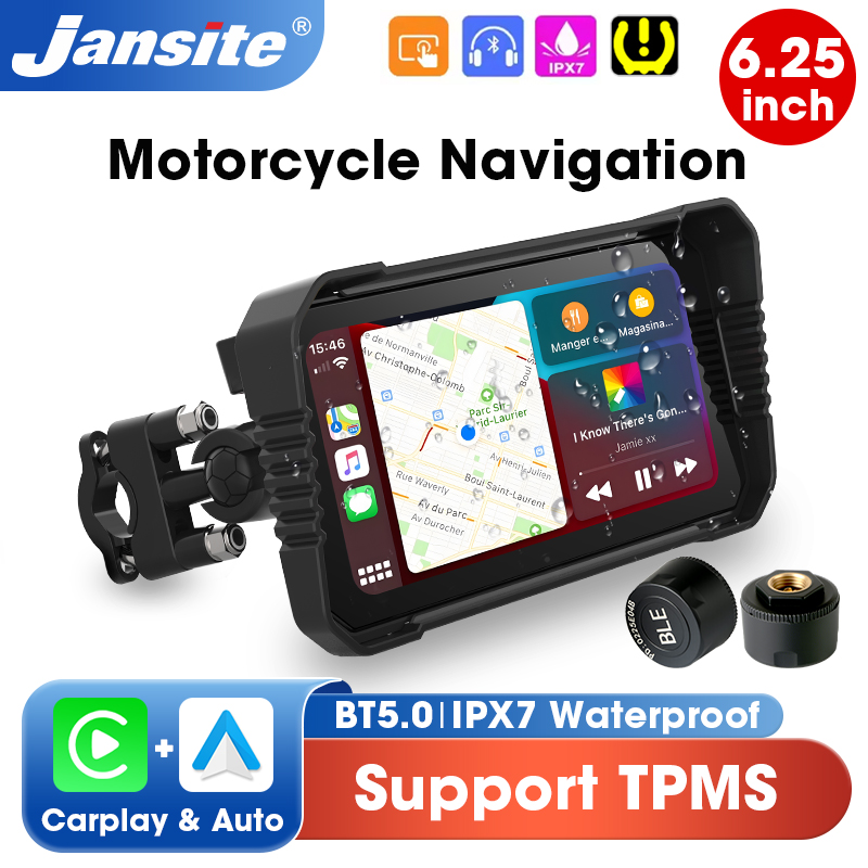 6,25 Zoll Motorrad-Carplay-Bil – Dual Monitor Stand Bewertung und Preis